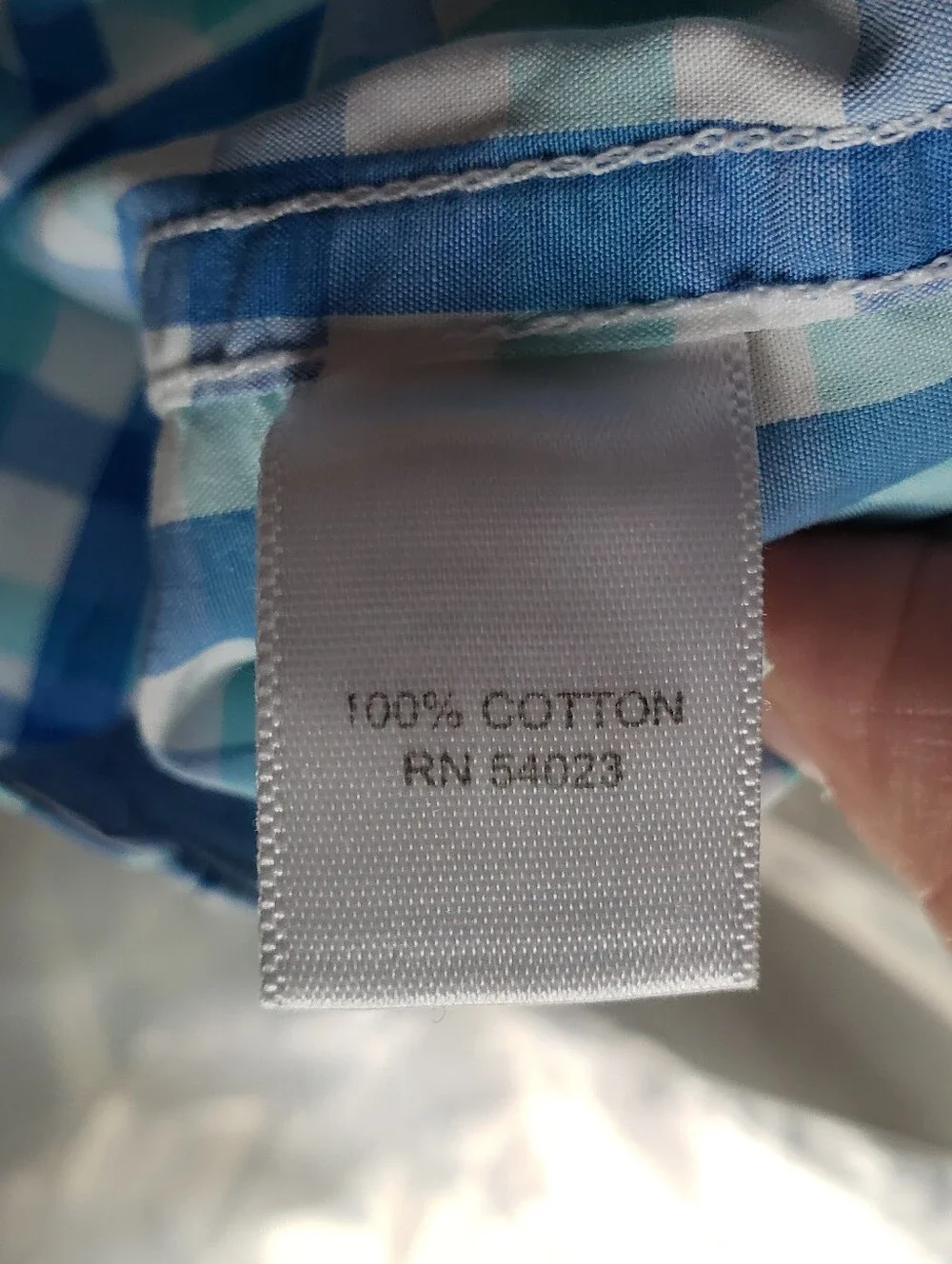 Banana Republic Blue & Green Plaid Button-Down Shirt Soft Wash Slim Fit